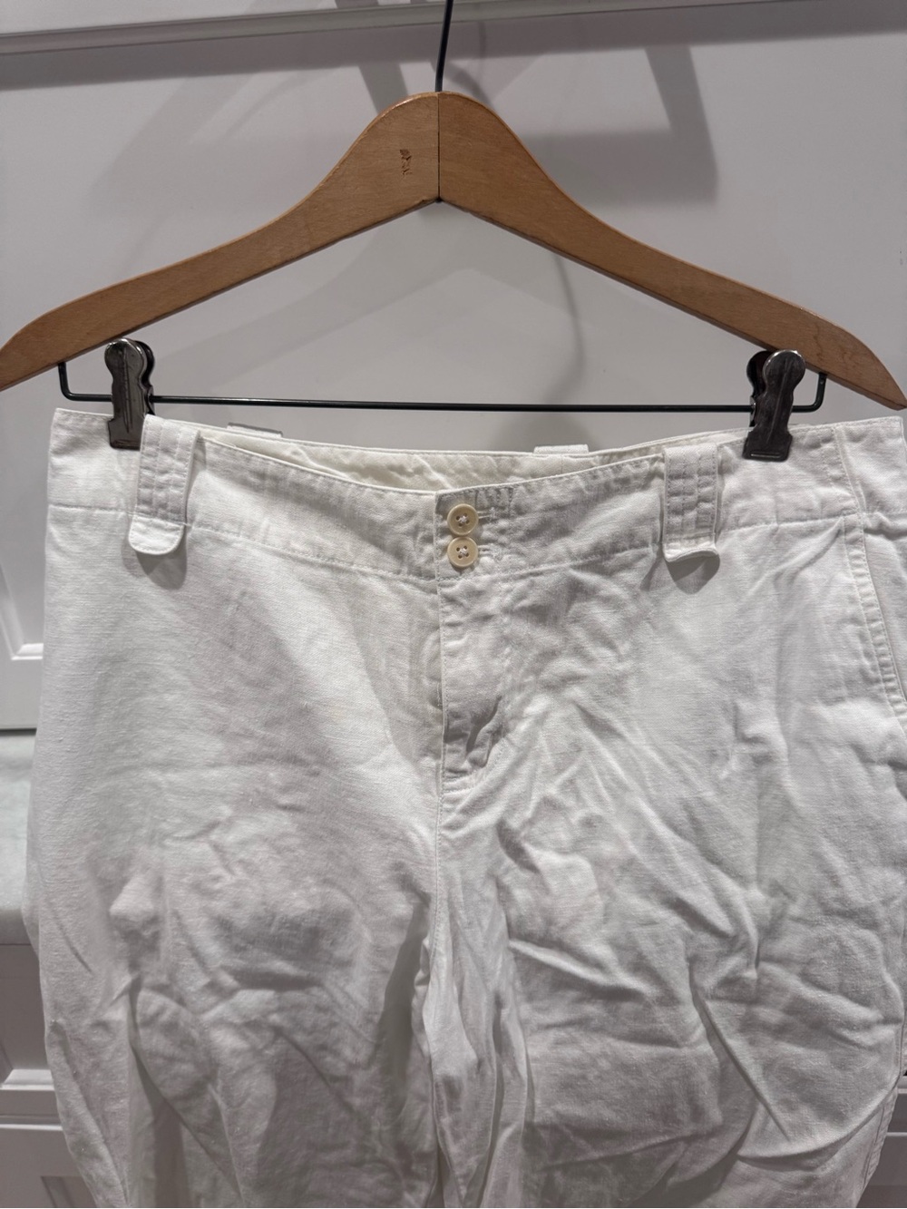 Lauren Ralph Lauren White Boot Cut Pants